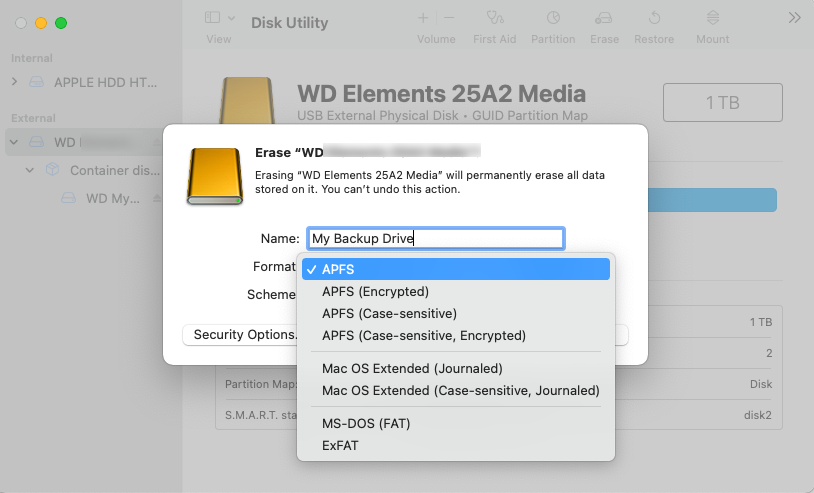 format an external hard drive for ps3 on mac